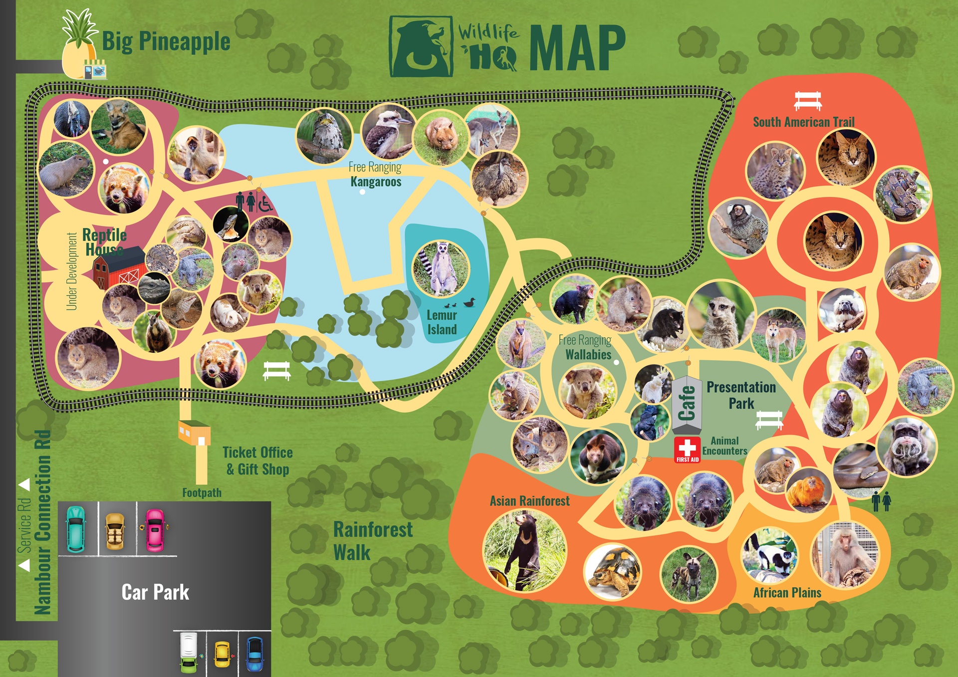 south lakes safari zoo map 2021